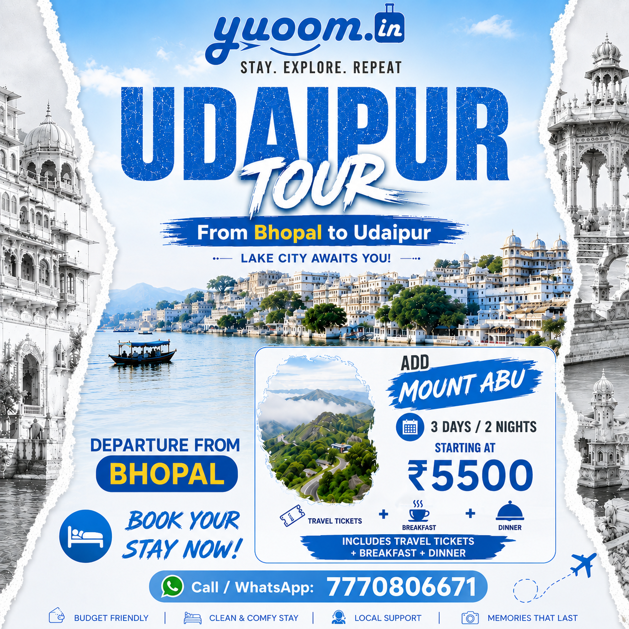 Udaipur + Mount Abu Tour
