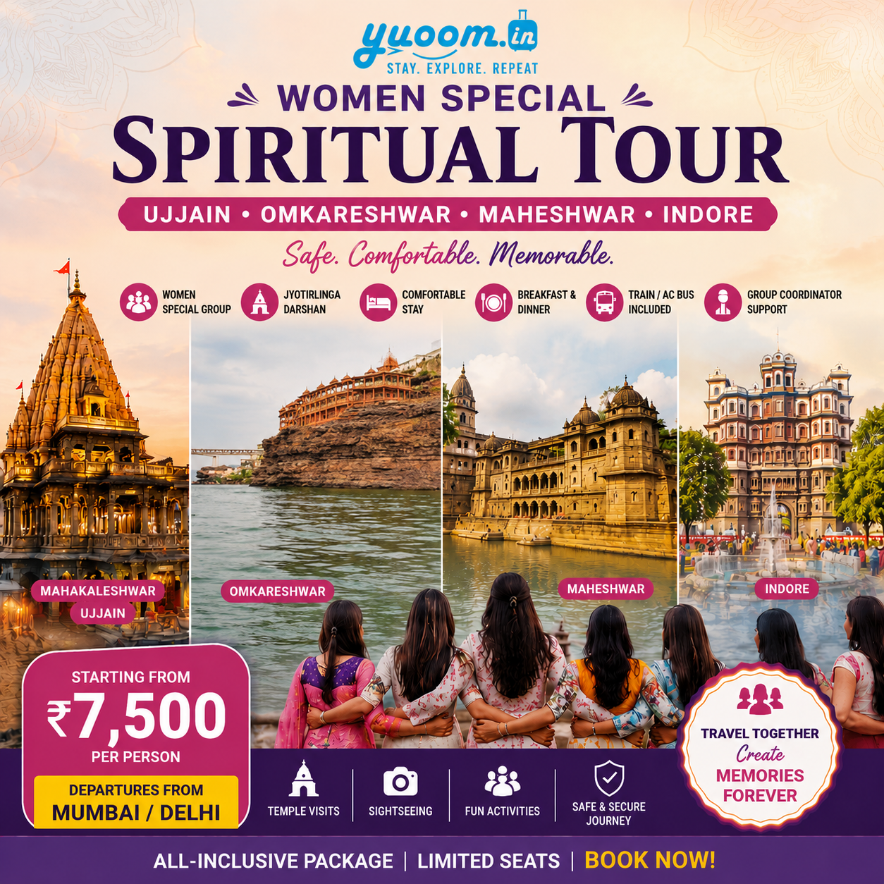 Ujjain Spiritual Women’s Special Group Tour